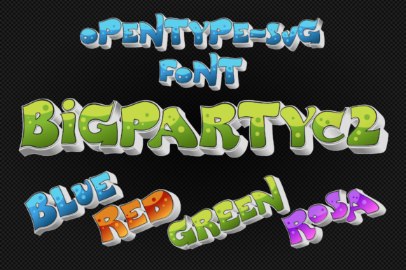 BigPartyC2: The Color Font That Brings Instant Personality