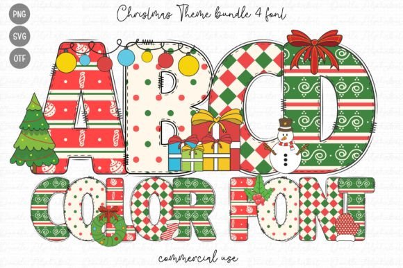 Christmas Theme Font: A Festive Display Typeface for Your Designs