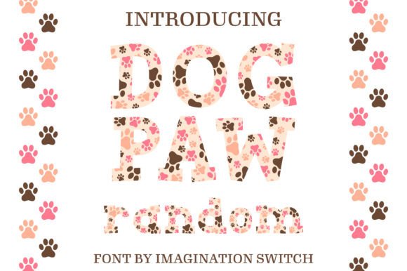 Dog Paw Random: A Playful Font for Creative Projects
