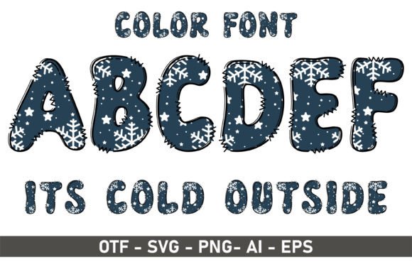 Embracing the Cozy Charm of the Its Cold Outside Typeface
