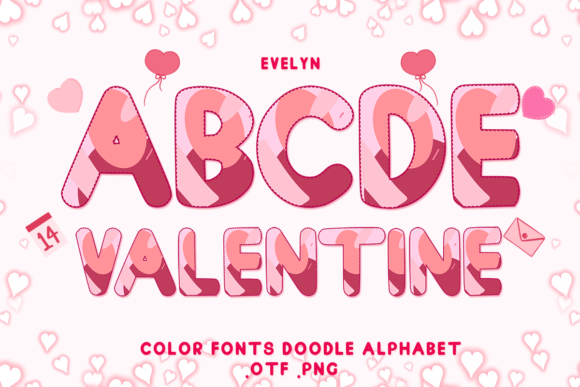 Evelyn: The Color Font That Whispers Romance