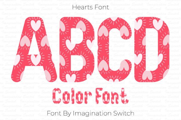 Hearts: A Typeface That Weaves Color into Every Character