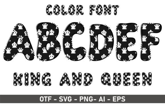 King and Queen: A Font Pairing for Whimsical and Regal Designs