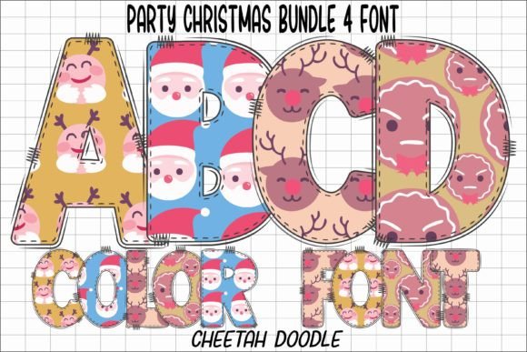 Party Christmas: A Festive Font for Holiday Designs