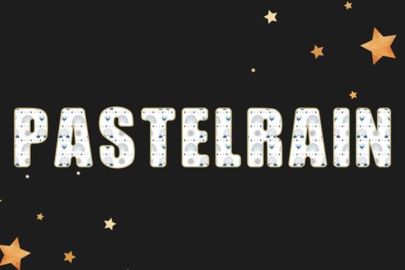 Pastelrain: A Playful Color Font for Cheerful Designs
