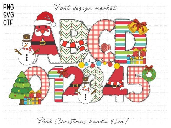 Pink Christmas: A Festive Font for Modern Holiday Projects