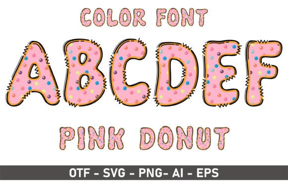 Pink Donut: A Playful Typeface for Creative Branding