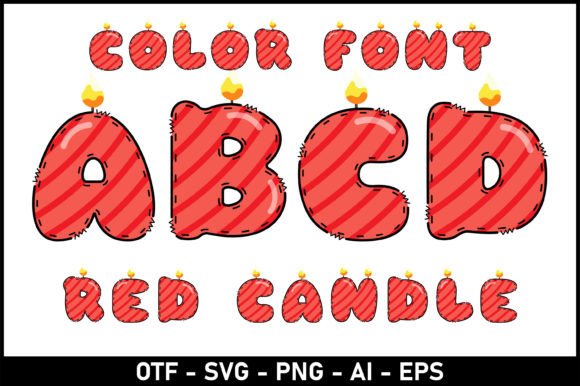 Red Candle: Igniting Creativity with a Playful Display Font