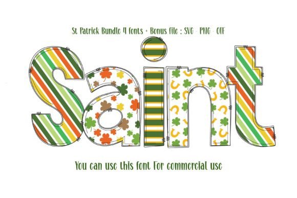 Saint: The Festive Display Font for Vibrant St. Patrick's Day Designs