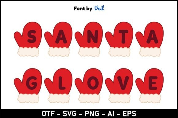 Santa Glove: A Font That Brings Whimsy to Your Designs