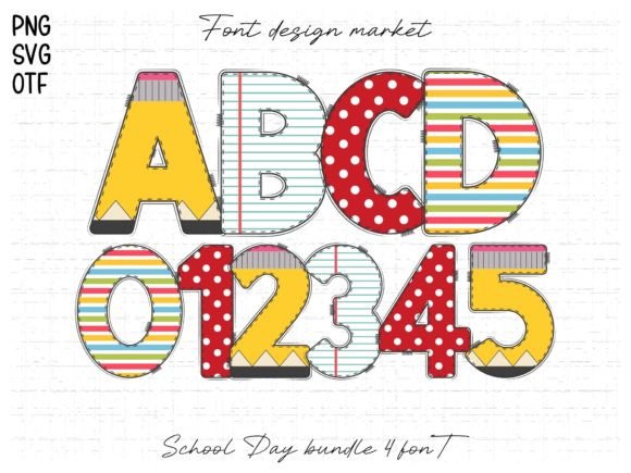 School Day: The Color Font That Brings Whimsy to Your Work
