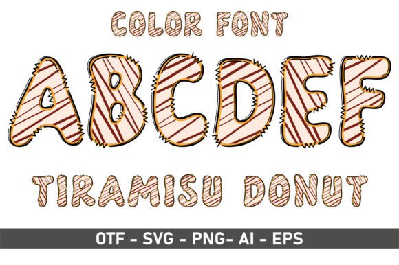 Tiramisu Donut: A Sweet Treat for Playful Design Projects