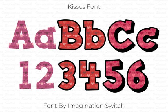 Unleash Vibrant Creativity with the Kisses Color Font