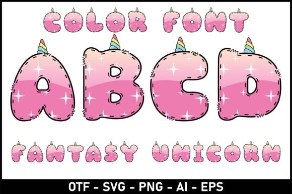 Unleashing Playful Design with Fantasy Unicorn Typography