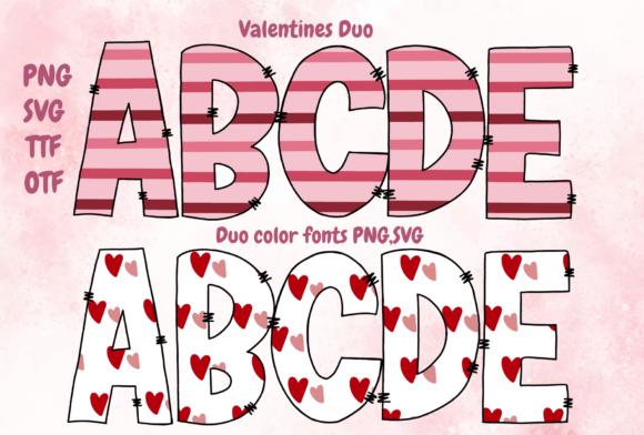 Valentines Duo: A Sweet Handwriting Font for Your February Projects